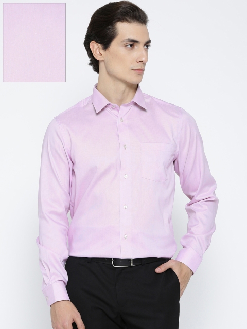 

Blackberrys Men Lavender Slim Fit Solid Formal Shirt