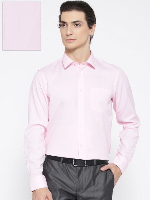 

Blackberrys Men Pink Slim Fit Solid Formal Shirt