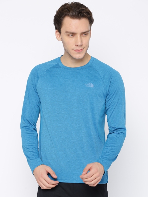 

The North Face Men Blue Solid M AMBITION L/S T-shirt
