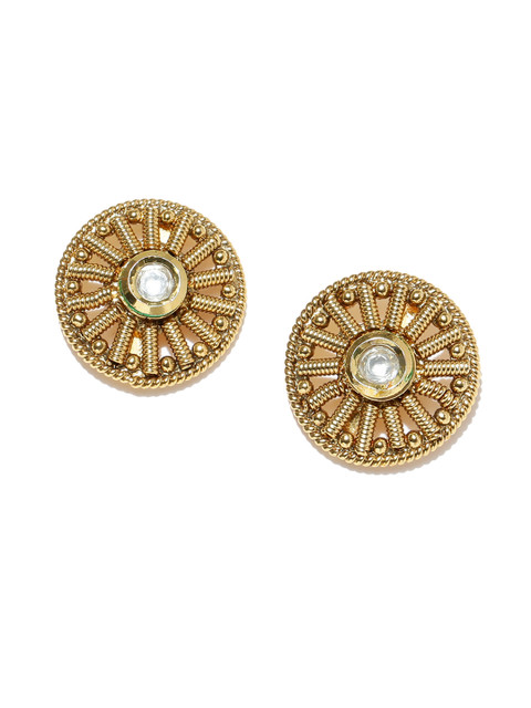 

Spargz Gold-Plated Circular Studs