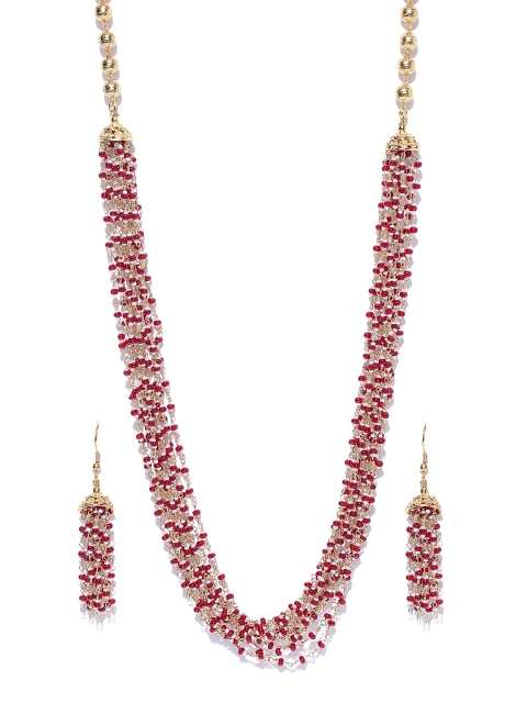 

Spargz Multicoloured Beaded Jewellery Set, Multi