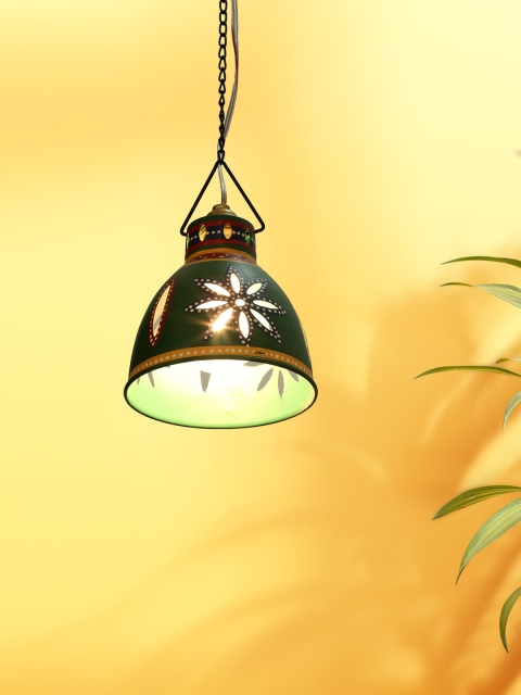 

ExclusiveLane Green Dome-Shaped Wall Lamp
