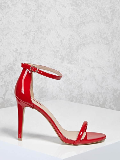 

FOREVER 21 Women Red Solid Heels