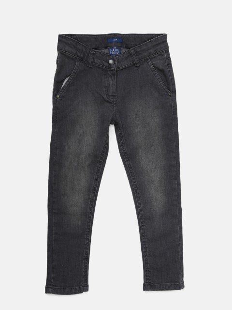 

Fame Forever by Lifestyle Girls Grey Regular Fit Jeans