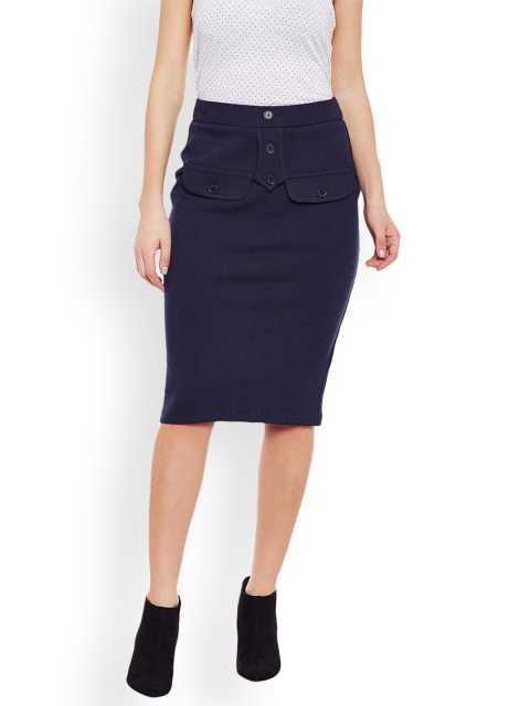 

Rider Republic Navy Blue Pencil Skirt