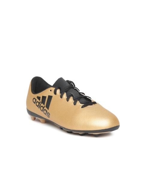 

ADIDAS Boys Gold-Toned X 17.4 Flexible Ground Junior Football Shoes