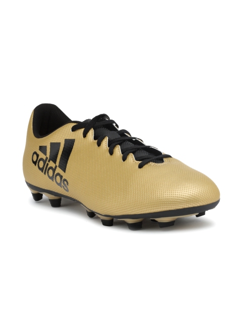 

ADIDAS Men Gold-Toned X 17.4 FXG Football Shoes