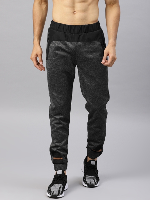 

HRX by Hrithik Roshan Men Charcoal Grey Straight Fit Joggers