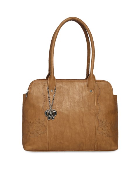 

Butterflies Tan Solid Shoulder Bag