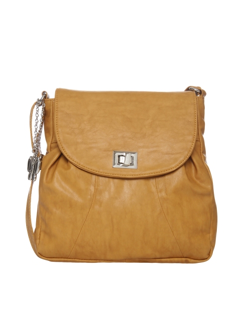 

Butterflies Mustard Solid Sling Bag