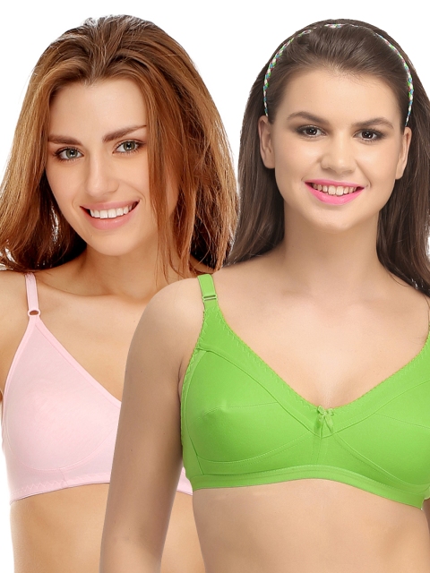 

Clovia Pack of 2 Bras, Pink