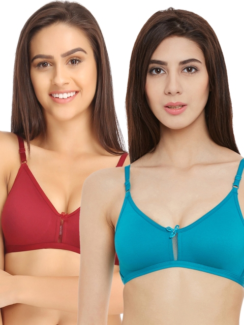 

Clovia Pack of 2 Bras, Blue