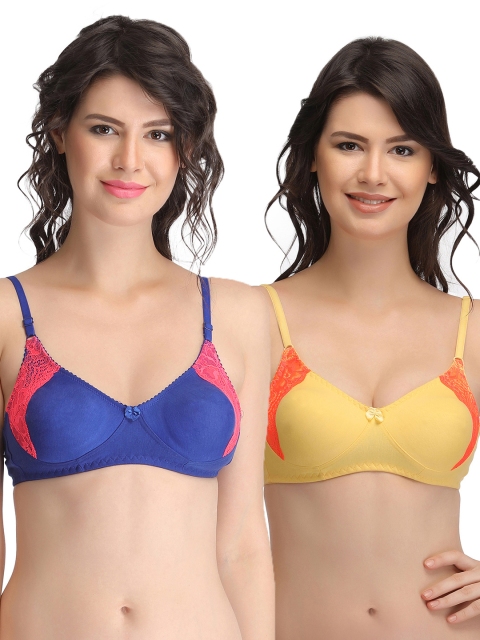 

Clovia Women Pack of 2 Bras, Blue
