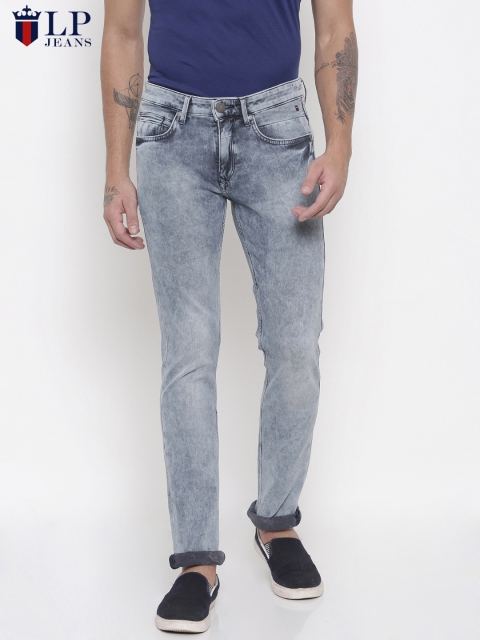 

Louis Philippe Jeans Men Blue Slim Fit Low-Rise Clean Look Stretchable Jeans