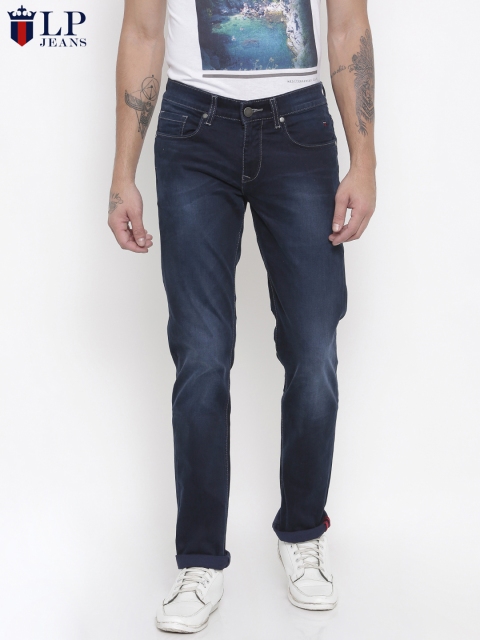 

Louis Philippe Jeans Men Blue Slim Fit Low-Rise Clean Look Jeans