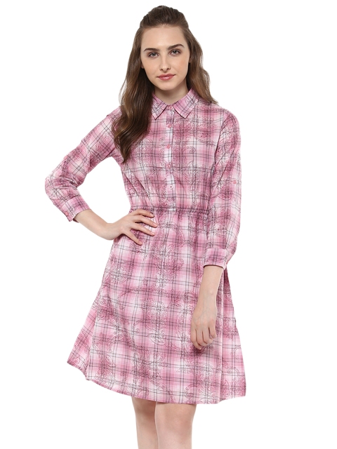 

StyleStone Women Off-White Printed Shirt Dress