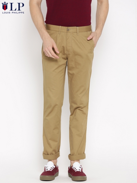 

Louis Philippe Sport Men Khaki Sundance Fit Solid Trousers