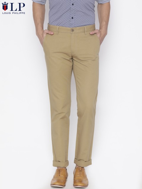 

Louis Philippe Sport Men Khaki Slim Fit Solid Chinos