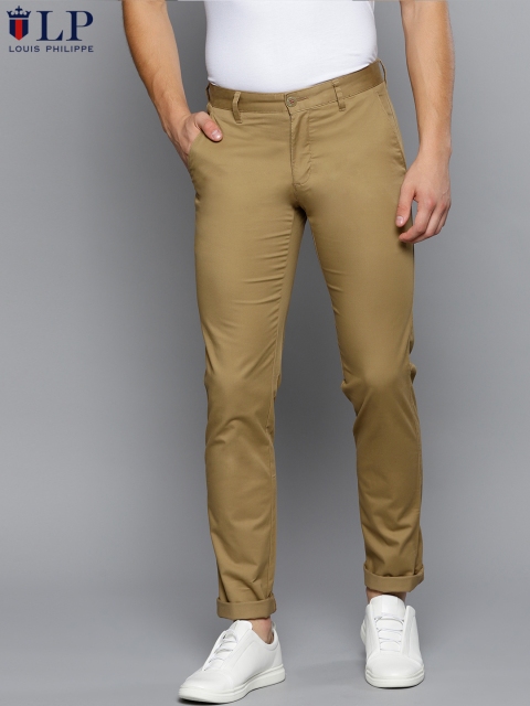 

Louis Philippe Sport Men Khaki Slim Fit Solid Chinos