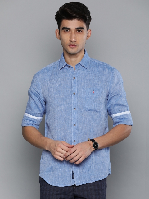 

Louis Philippe Sport Men Blue Slim Fit Solid Casual Shirt