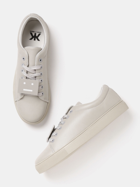 

Kook N Keech Women Grey Sneakers