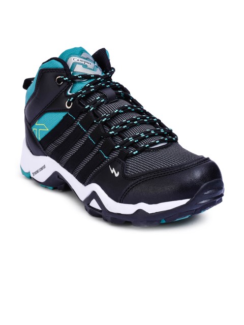 

Campus Men Trek Black Running Shoes