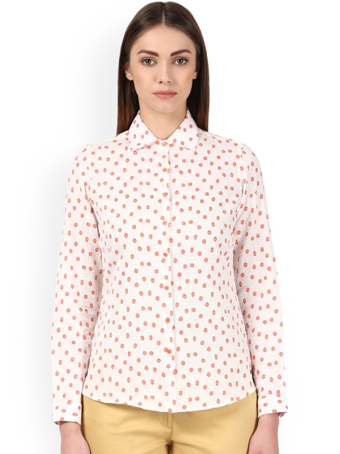 

Park Avenue Woman Women White Printed Pure Cotton Top