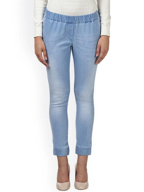 

Park Avenue Women Blue Regular Fit Mid-Rise Clean Look Jeans