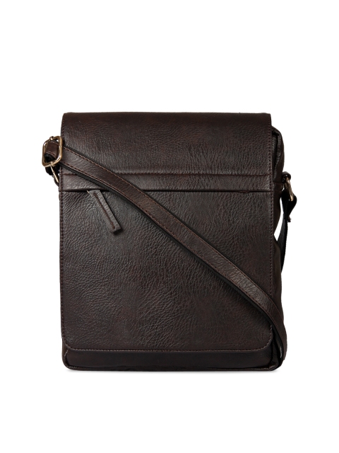 

Impulse Unisex Brown Textured Messenger Bag