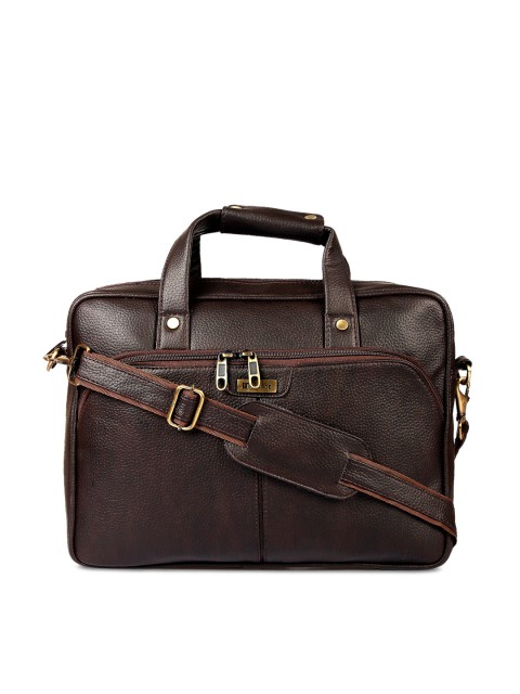 

Impulse Unisex Brown Textured Laptop Bag