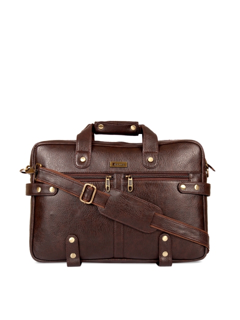

Impulse Unisex Brown Textured Laptop Bag