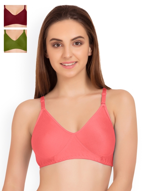 

Tweens Pack of 3 T-Shirt Bras TW9253, Pink