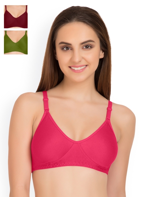 

Tweens Pack of 3 T-Shirt Bras TW9253, Pink