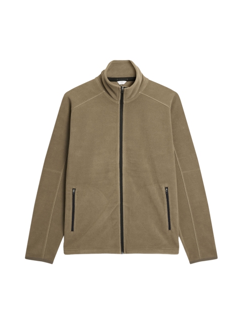

next Men Olive Green Solid Sweatshirt