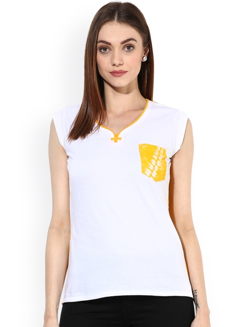 

Sangria Women White Printed Top