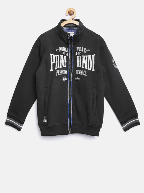 

Monte Carlo Boys Black Printed Sweatshirt