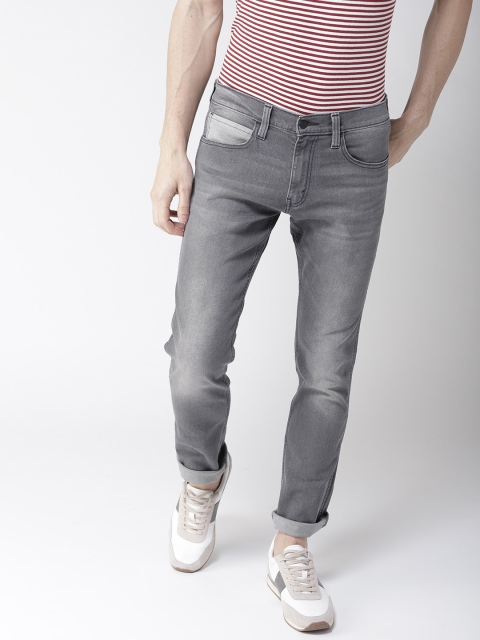 

Levis Men Grey 65504 Skinny Fit Mid-Rise Clean Look Jeans