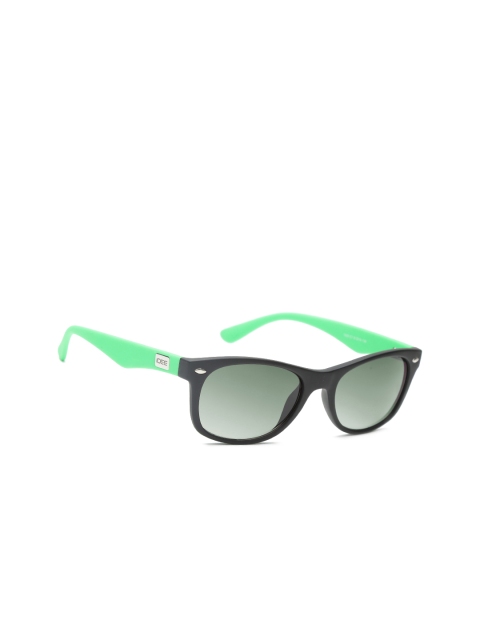 

I DEE Unisex Rectangle Sunglasses EC25, Green