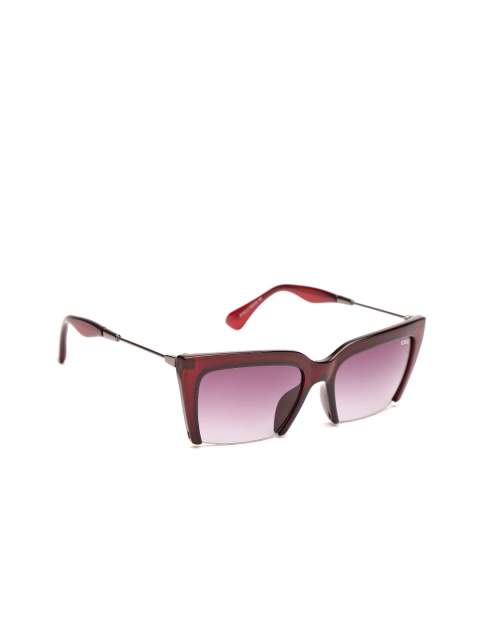 

IDEE Unisex Rectangle Sunglasses EC108, Purple