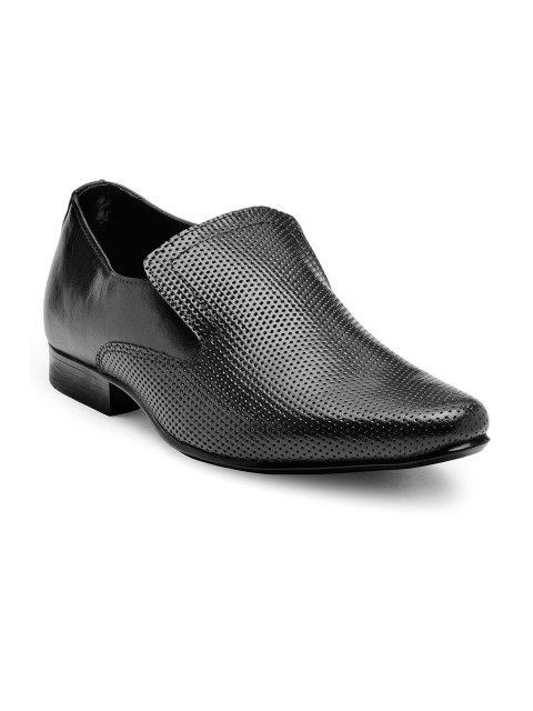

Franco Leone Men Black Formal Slip-Ons