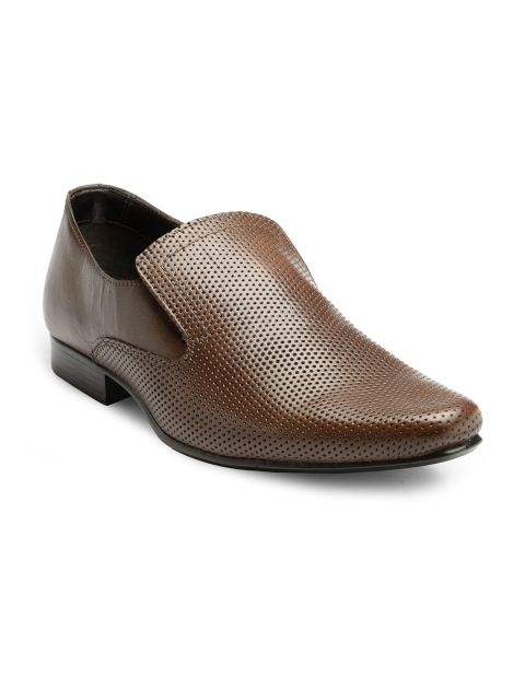

Franco Leone Men Brown Formal Slip-Ons