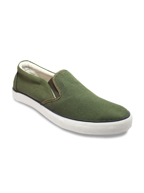 

Couch Potato Men Olive Green Sneakers