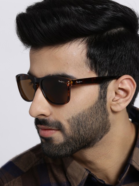 

Pepe Jeans Unisex Square Sunglasses PJ7309, Brown