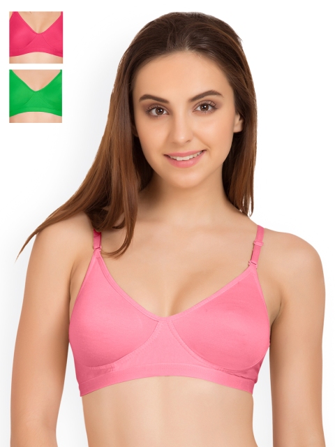 

Tweens Pack of 3 T-shirt Bras TW9265, Pink