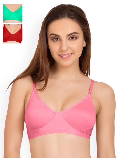 

Tweens Pack of 3 T-shirt Bras TW9265, Pink