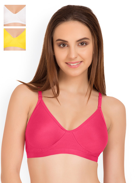

Tweens Pack of 3 T-shirt Bras TW9265, Pink