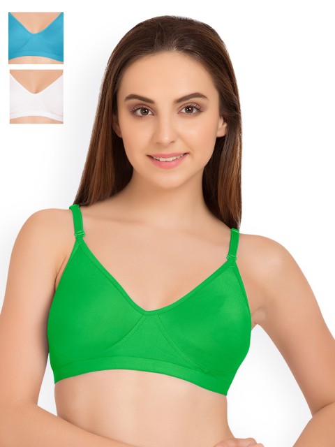 

Tweens Pack of 3 T-shirt Bras TW9265, Green