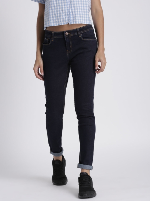 

Splash Women Blue Slim Fit Mid-Rise Clean Look Stretchable Jeans