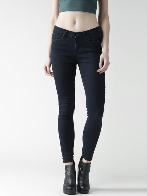 

Harvard Women Navy Blue Regular Fit Mid-Rise Clean Look Stretchable Jeans