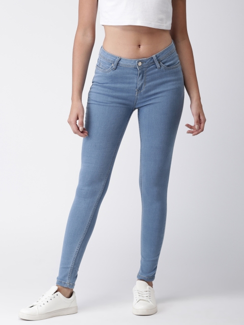 

Harvard Women Blue Skinny Fit Mid-Rise Clean Look Stretchable Jeans
